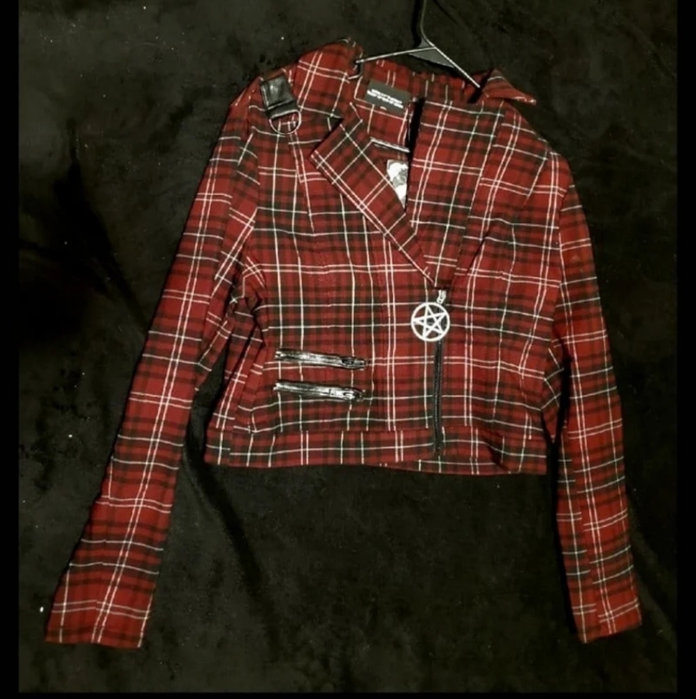 Killstar Freak Flag Pentagram Gothic Jacket Dollskill Widow Hot Topic